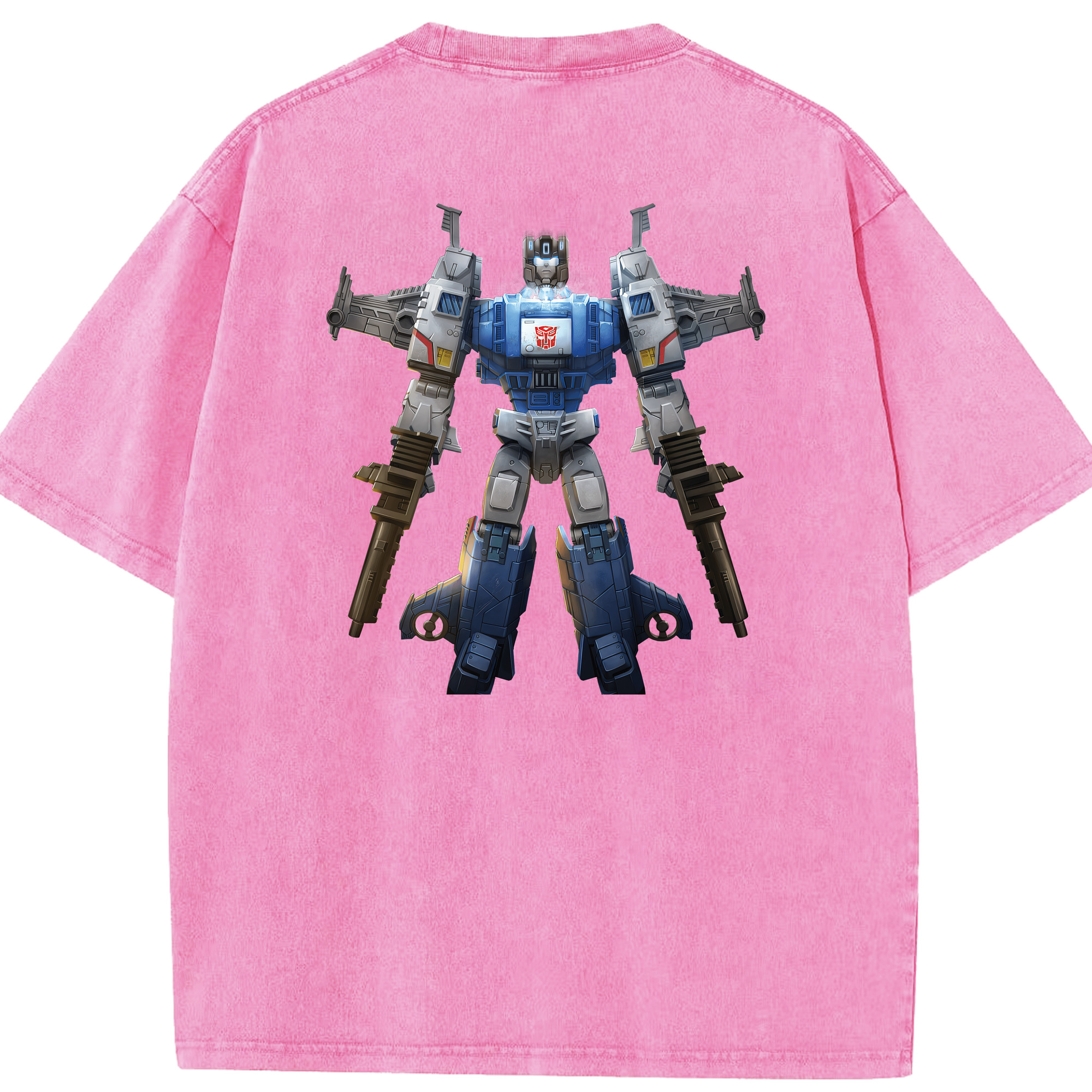 （画像用） Transformers トランスフォーマー 綿100% ヴィンテージ風 半袖Tシャツ（背面プリント）